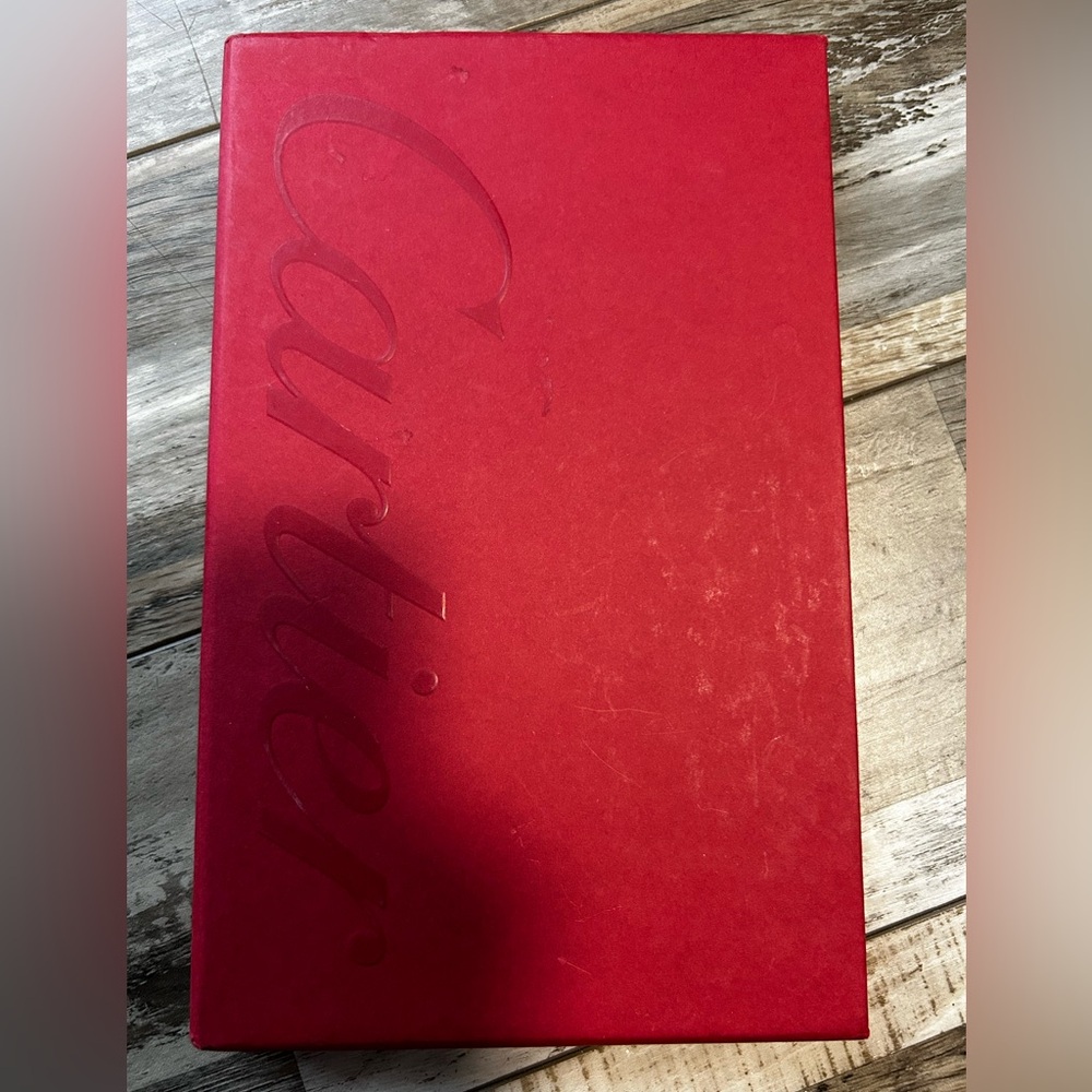 Cartier Red Table Book in Box